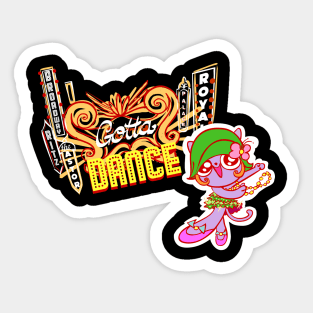 Gotta Dance Cat Sticker